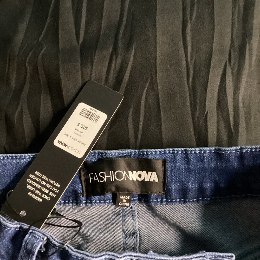 Fashion Nova Blue Denim Jeans Skinny